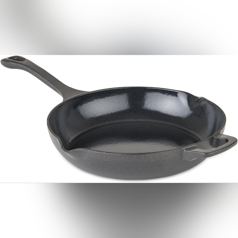 NEW Viking Culinary Cast Iron Nonstick Chef Pan, 10.5 Inch, Ergonomic handle